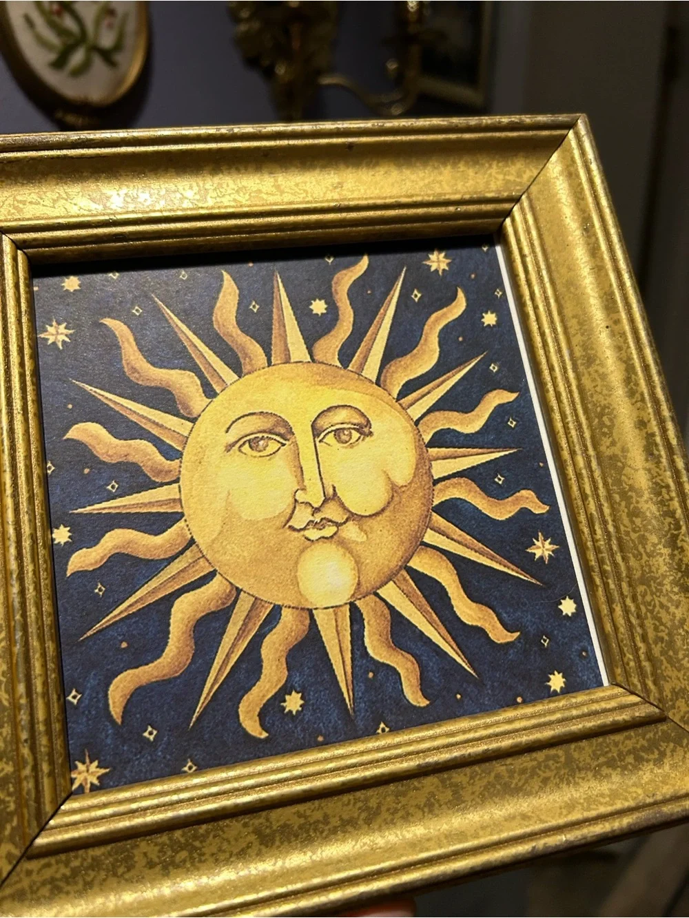Mary Beth Zeitz Gold Sunburst Framed Wall Art
